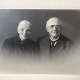 Schwarzweiß-Portraitfoto aus dem 19. Jahrhundert Paar